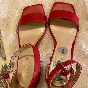 Marc Fisher Red Sandals